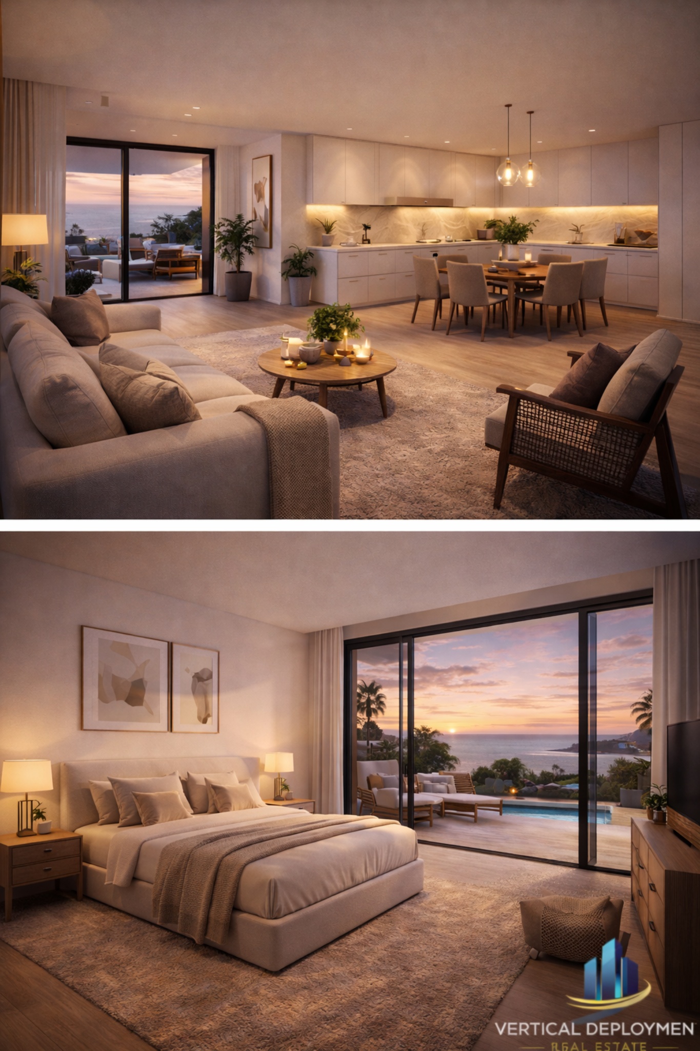 Main image - Construction de 4 villas contemporaines avec piscine privée